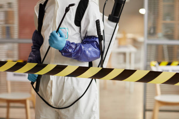 Professional Biohazard Cleanup technician working in Conway, AR